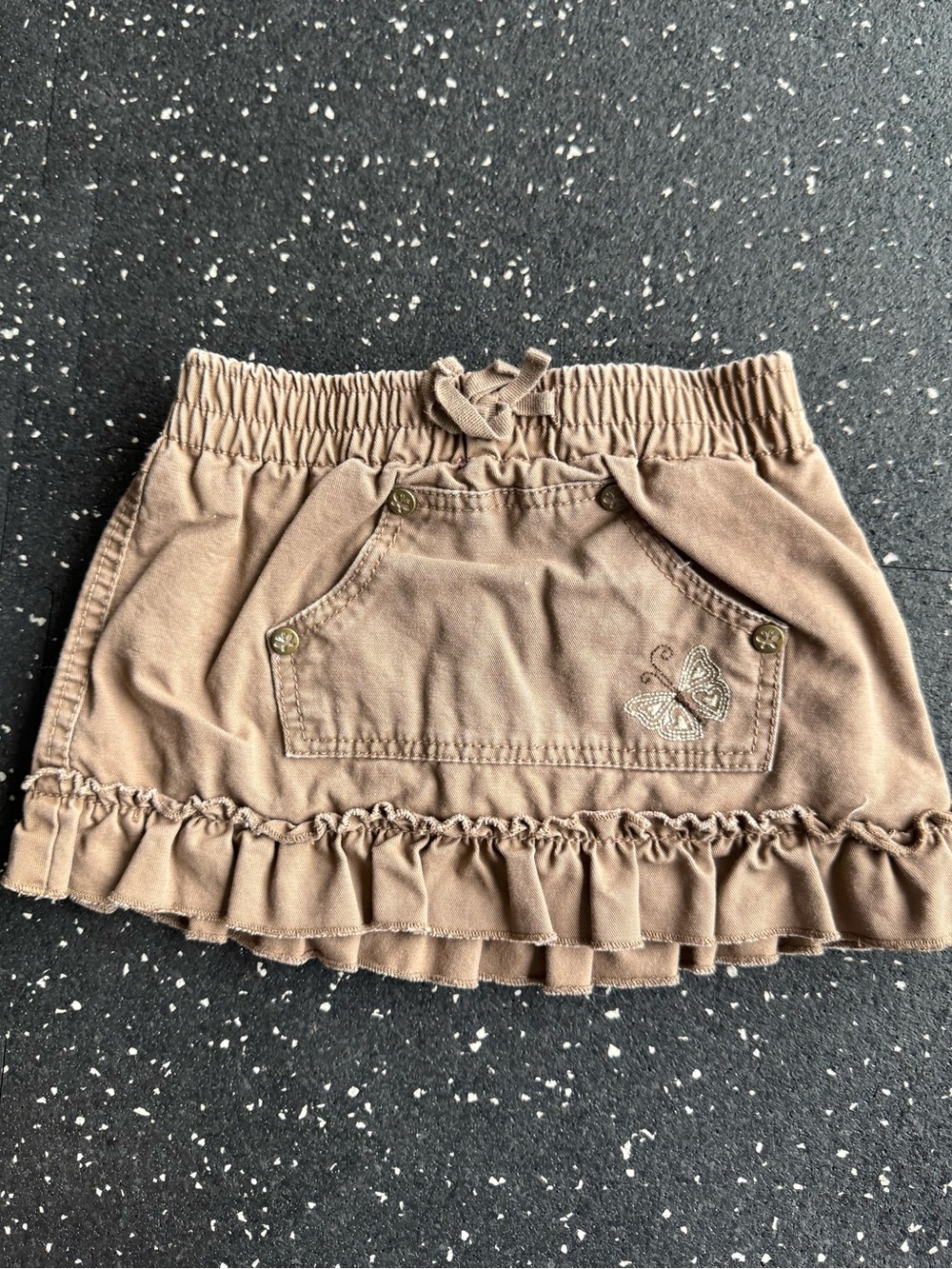 Vintage childrenβs brown skirt 12M